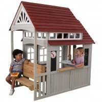 Casuta de Joaca BRAEWOOD pentru copii PlayHouse Brae Wooden Play cu Bucatarie si accesorii pentru exterior gradina Kidkraft Casuta de Joaca BRAEWOOD pentru copii PlayHouse Brae Wooden Play cu Bucatarie si accesorii pentru exterior gradina Kidkraft